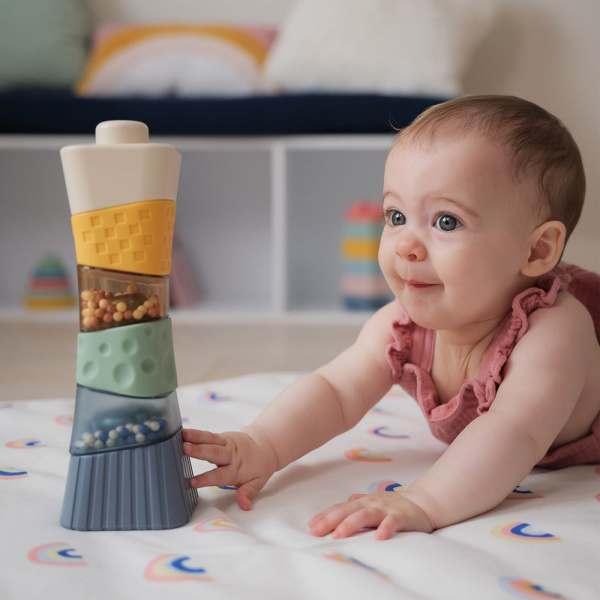 Tour sensorielle à empiler Babytolove
