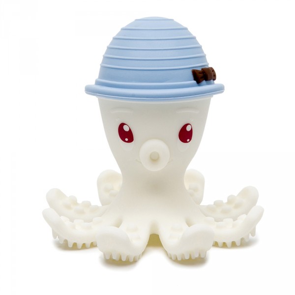 Jouet de dentition bonnie la pieuvre bleu pâle Babytolove