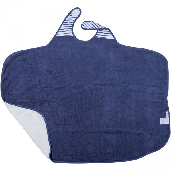 Cape de bain blue stripes Babytolove