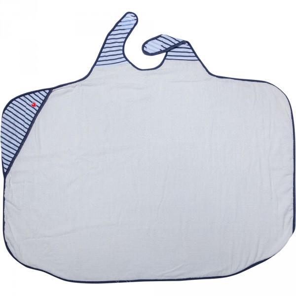 Cape de bain blue stripes Babytolove