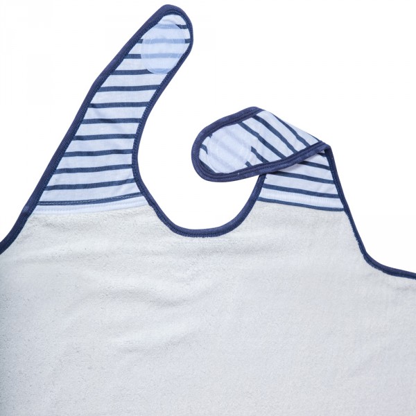 Cape de bain blue stripes Babytolove