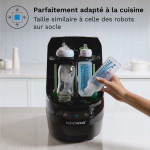 Lave-biberons bottle washer pro noir Babybrezza