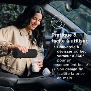 Chauffe biberon nomade superfast portable bottle warmer noir Babybrezza