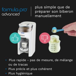 Préparateur de biberons formula pro advanced blanc Babybrezza