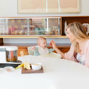 Robot cuisine bébé one step food maker deluxe Babybrezza