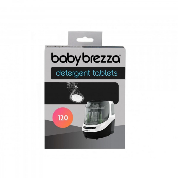 Lot de 120 pastilles détergentes + filtre hepa pour lave-biberons bottle washer pro Babybrezza