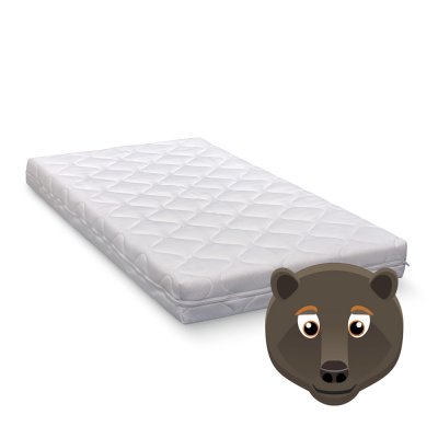 Matelas Bebe Abz Ours Brun 75 X 95 Cm De Abz Sur Allobebe