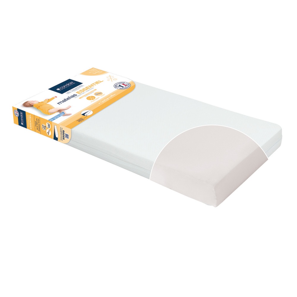 Matelas climatisé bambou stretch 60x120 cm de Coupey sur allobébé