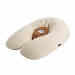 Coussin d'allaitement multirelax+ organic coton beige Candide
