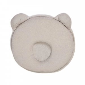 Cale tête bébé p'tit panda gris Candide