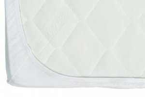 Drap housse coton 60 x 120 cm blanc Candide