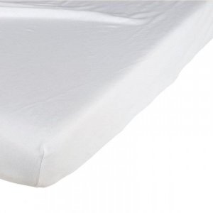 Drap housse coton 70 x 140 cm blanc Candide