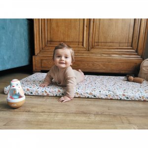 Matelas de voyage 60 x 120 cm terrazzo Candide