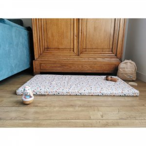 Matelas de voyage 60 x 120 cm terrazzo Candide