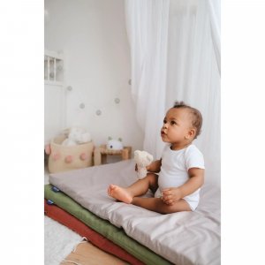 Matelas de voyage 60 x 120 cm roll & go beige Candide