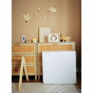 Matelas bébé zen pliant 60 x 120 cm déhoussable Candide