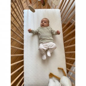 Matelas bébé coton déhoussable 70 x 140 cm Candide