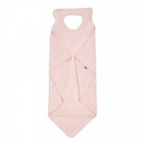 Cape de bain 2 en 1 pour bébé rose Candide