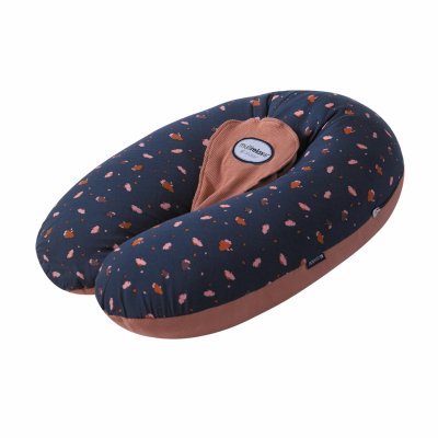 CANDIDE Coussin d'allaitement multirelax+ jersey fleur / cassonade