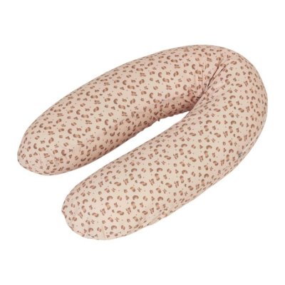 Coussin d'allaitement jersey léopard