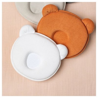 Cale tête bebe p'tit panda blanc 