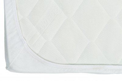 Drap housse coton 60 x 120 cm blanc