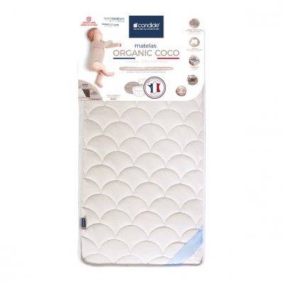 Matelas bébé organic coco 70 x 140 cm
