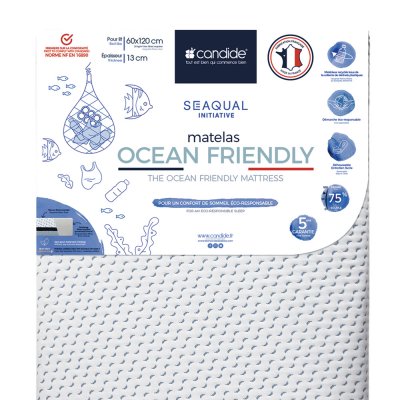 CANDIDE Matelas bébé ocean friendly 70x140cm
