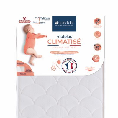 Matelas bébé climatisé 60 x 120 cm