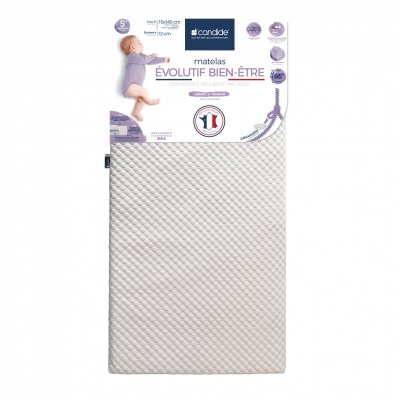 Matelas évolutif bien être déhoussable 360° 70 x 140 cm