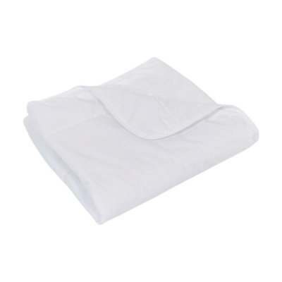 Couette pour enfant 100 x 140 cm en coton bio blanc