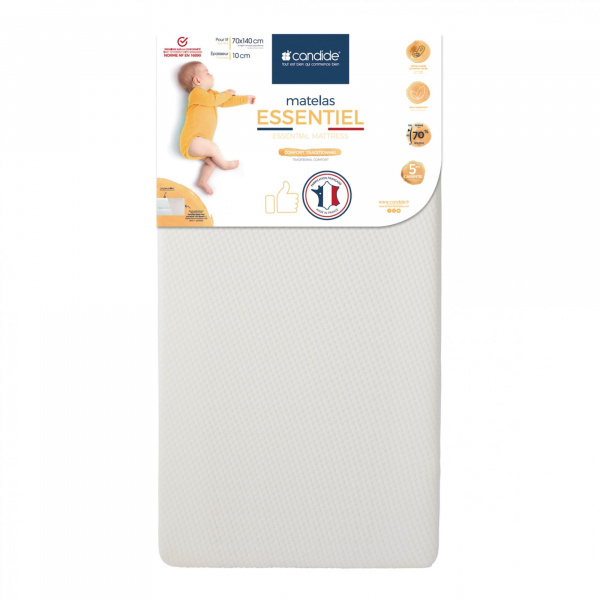 Les imparfaits - matelas bébé 70x140 cm essentiel Candide