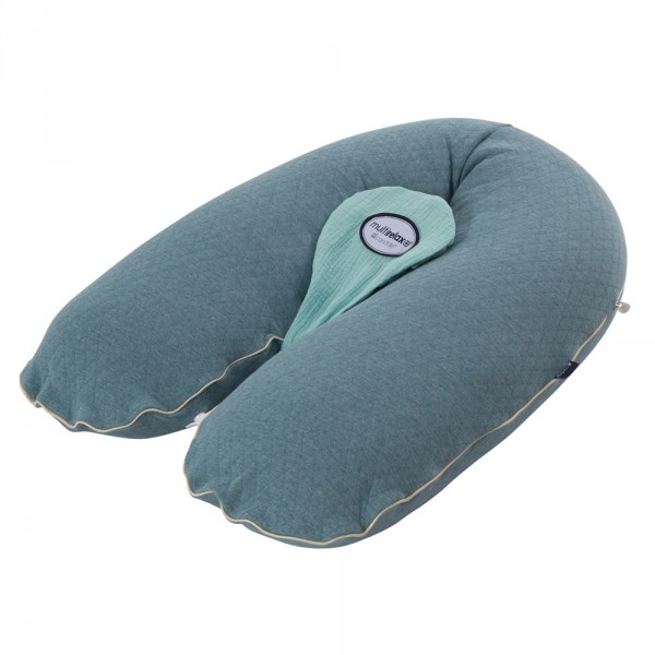 Coussin multirelax jersey matelassé mes jolis songes vert