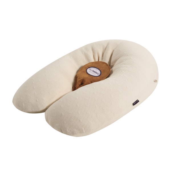 Coussin d'allaitement multirelax+ organic coton beige Candide