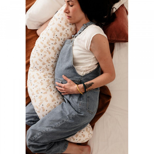 Coussin d'allaitement jersey colombes Candide