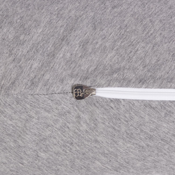 Coussin d'allaitement multirelax+ jersey gris chiné / lapins Candide