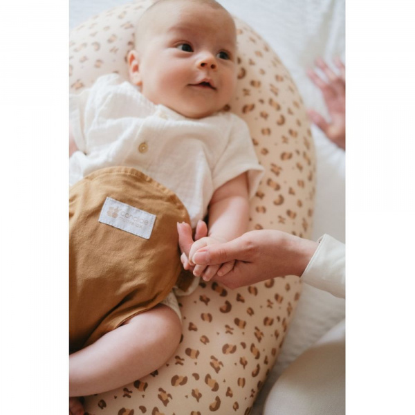 Coussin d'allaitement multirelax+ jersey léopard Candide