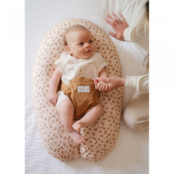 Coussin d'allaitement multirelax+ jersey léopard Candide