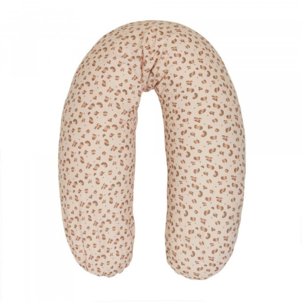 Coussin d'allaitement jersey léopard Candide