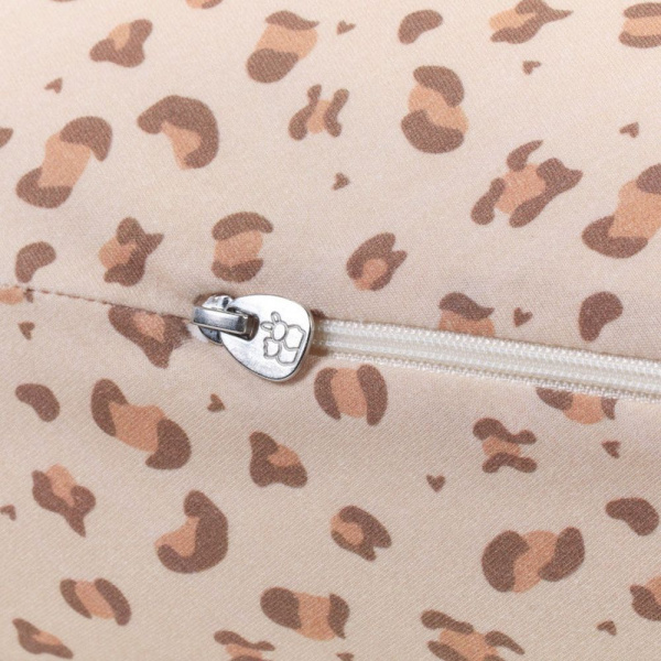 Coussin d'allaitement jersey léopard Candide