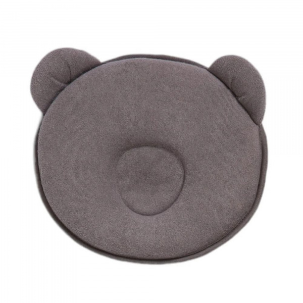 Cale tête bébé p'tit panda gris foncé
