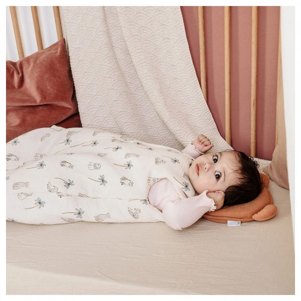 Cale tête bebe p'tit panda blanc Candide