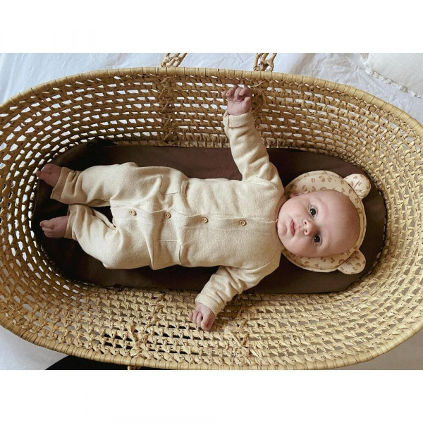 Cale tête bebe p'tit panda blanc Candide