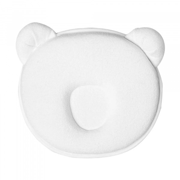 Cale tête bebe p'tit panda blanc