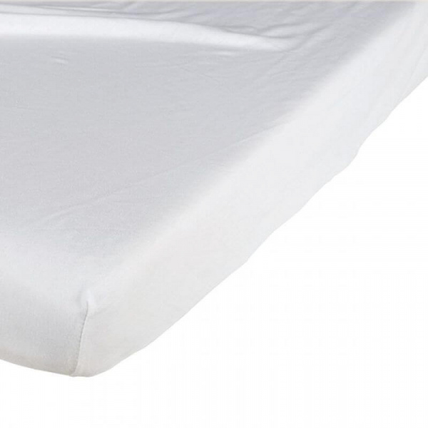 Drap housse coton 70 x 140 cm blanc Candide