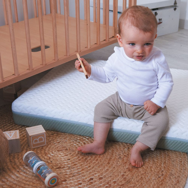 Matelas aloé vera déhoussable 60 x 120 cm Candide