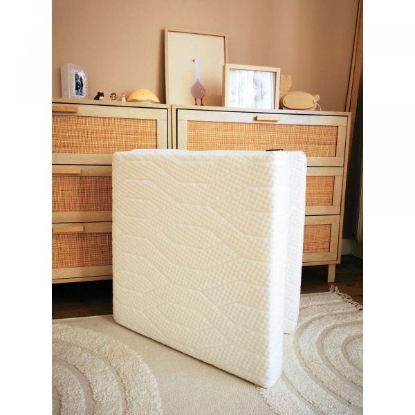 Matelas bébé zen pliant 60 x 120 cm déhoussable Candide