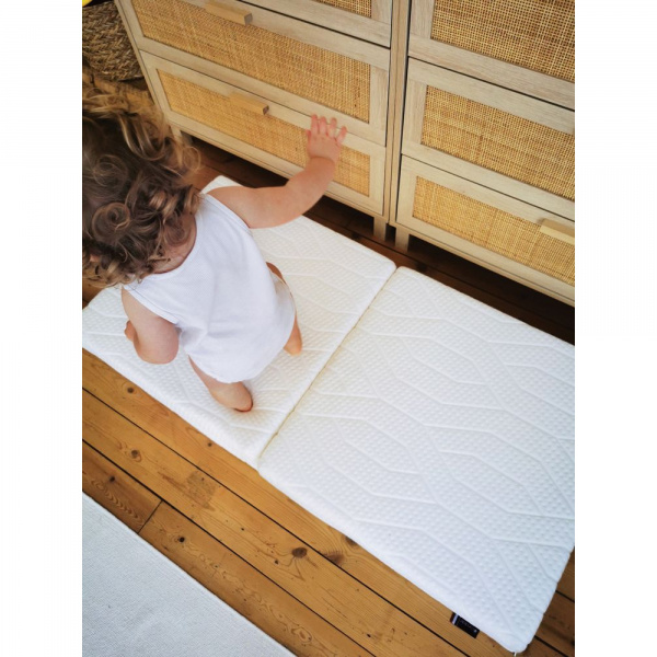 Matelas bébé zen pliant 60 x 120 cm déhoussable Candide