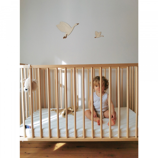 Matelas bébé zen pliant 60 x 120 cm déhoussable Candide