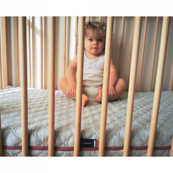 Matelas résilience déhoussable 360° 60x120x11 cm Candide